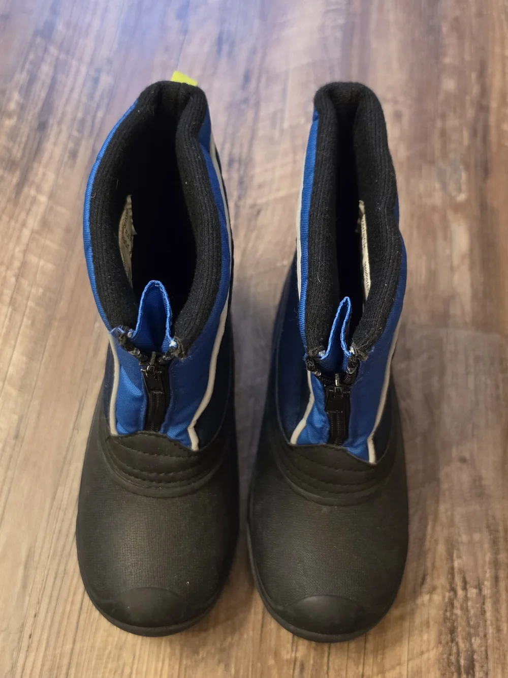 Arctic Shield Kids Snow Boots Size 13 Blue Front Zip Winter Water Resistant